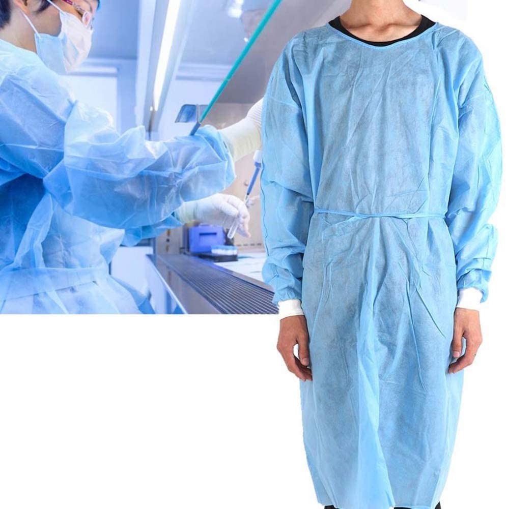 Medical Uniforms Disposable Surgical Isolation Gown Waterproof Anti-Rust Medical Operating Clothing Workwear Scrubs Medical pack of 10